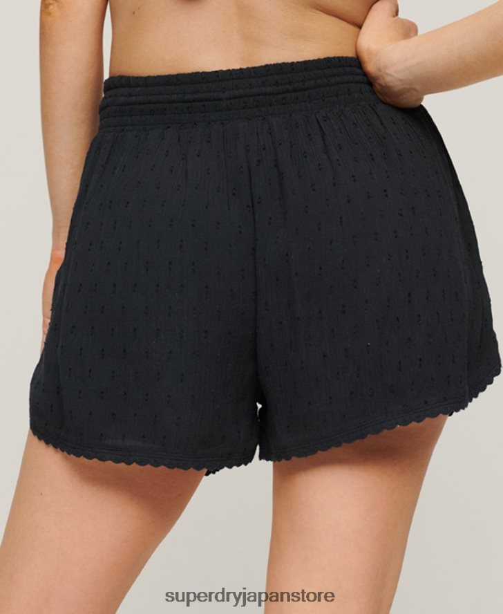 ヴィンテージビーチショーツ 女性 Superdry 衣類 海軍 2J62PZ3095
