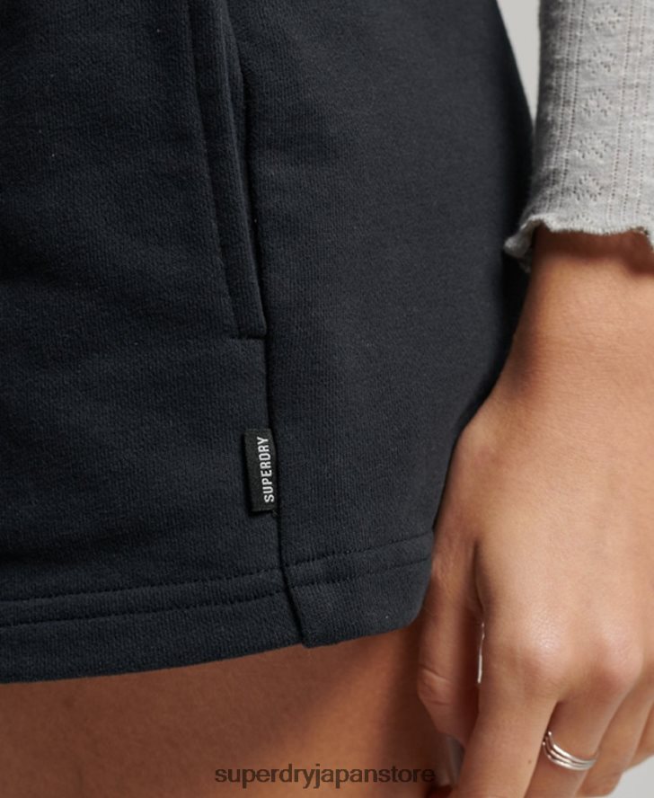 ヴィンテージロゴ刺繍ジャージーショーツ 女性 Superdry 衣類 海軍 2J62PZ3100