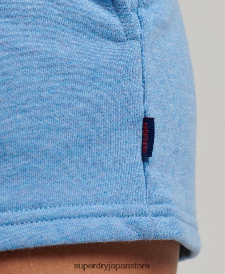 ヴィンテージロゴ刺繍ジャージーショーツ 女性 Superdry 衣類 青 2J62PZ3113