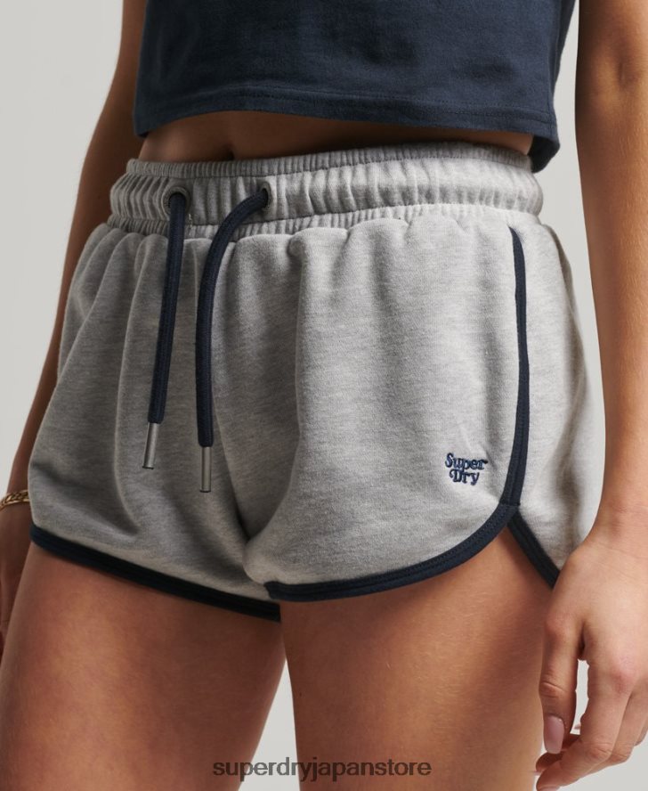 ヴィンテージジャージーレーサーショーツ 女性 Superdry 衣類 濃い灰色 2J62PZ3115