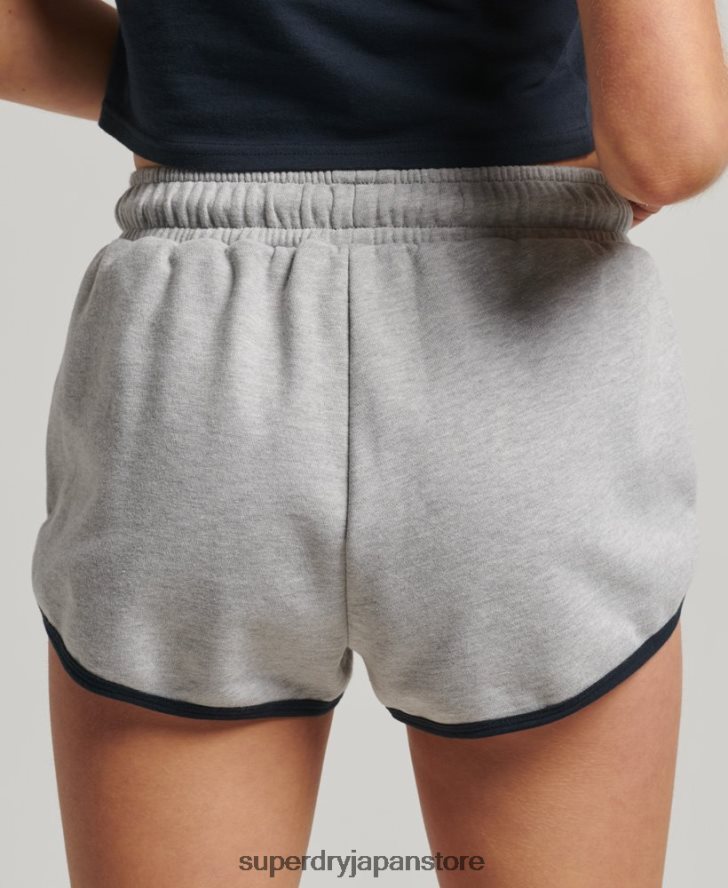 ヴィンテージジャージーレーサーショーツ 女性 Superdry 衣類 濃い灰色 2J62PZ3115