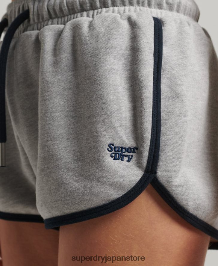 ヴィンテージジャージーレーサーショーツ 女性 Superdry 衣類 濃い灰色 2J62PZ3115