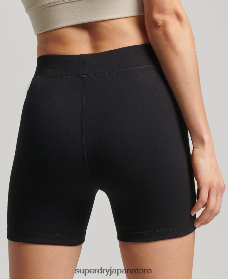 コードコアスポーツサイクルショーツ 女性 Superdry 衣類 黒 2J62PZ3131