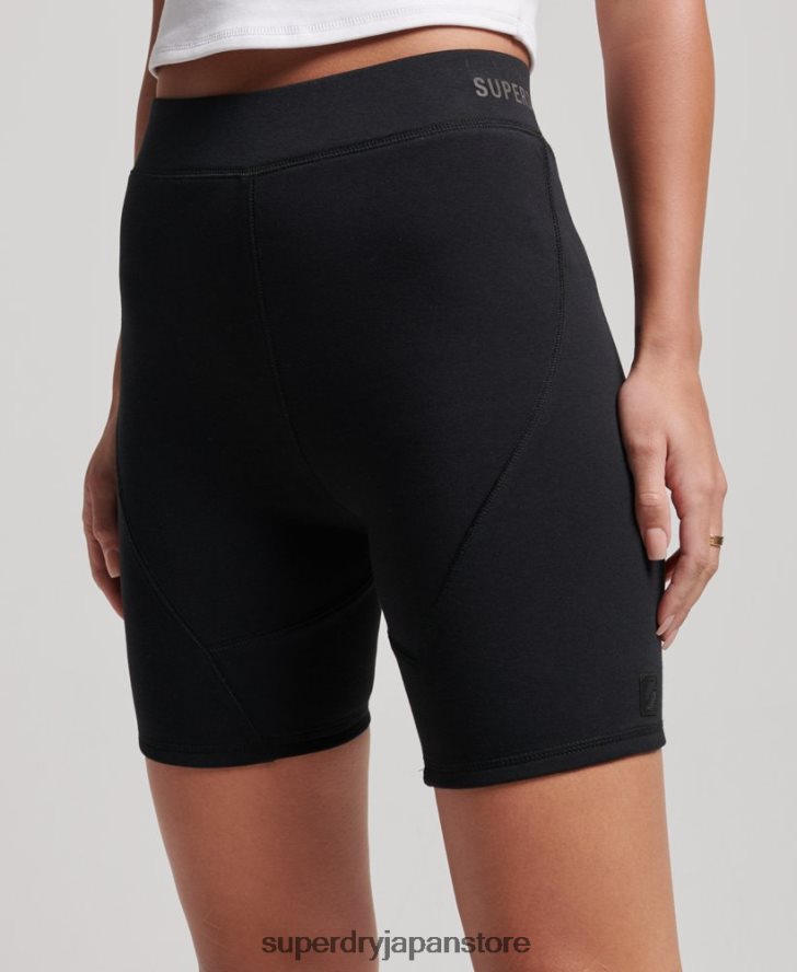 ハイテクサイクリングショーツ 女性 Superdry 衣類 黒 2J62PZ3132