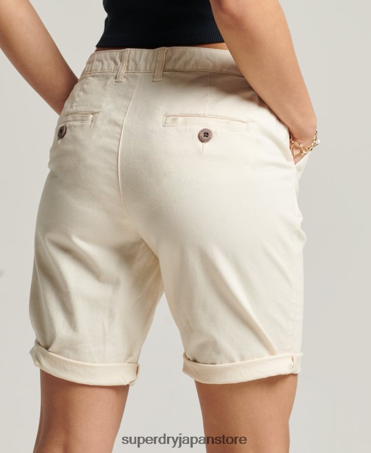 シティチノショーツ 女性 Superdry 衣類 クリーム 2J62PZ3142