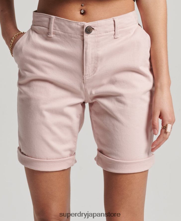 シティチノショーツ 女性 Superdry 衣類 ピンク 2J62PZ3152