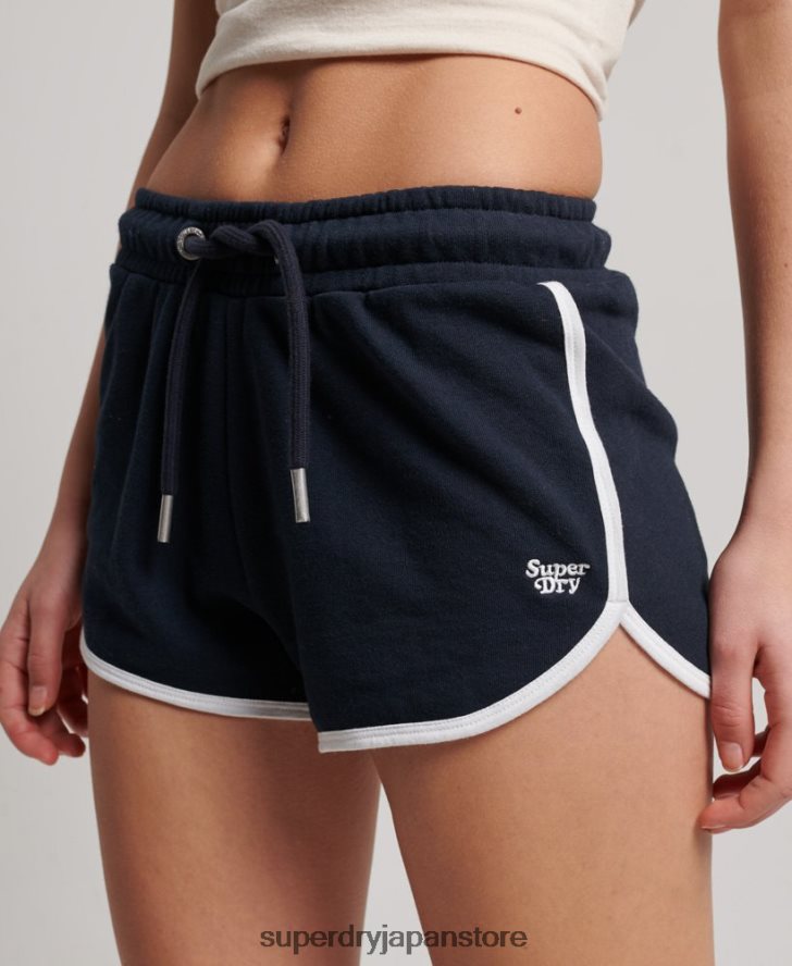 ヴィンテージジャージーレーサーショーツ 女性 Superdry 衣類 海軍 2J62PZ3157