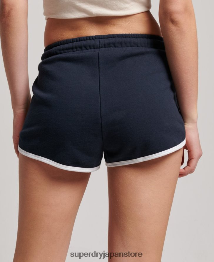 ヴィンテージジャージーレーサーショーツ 女性 Superdry 衣類 海軍 2J62PZ3157