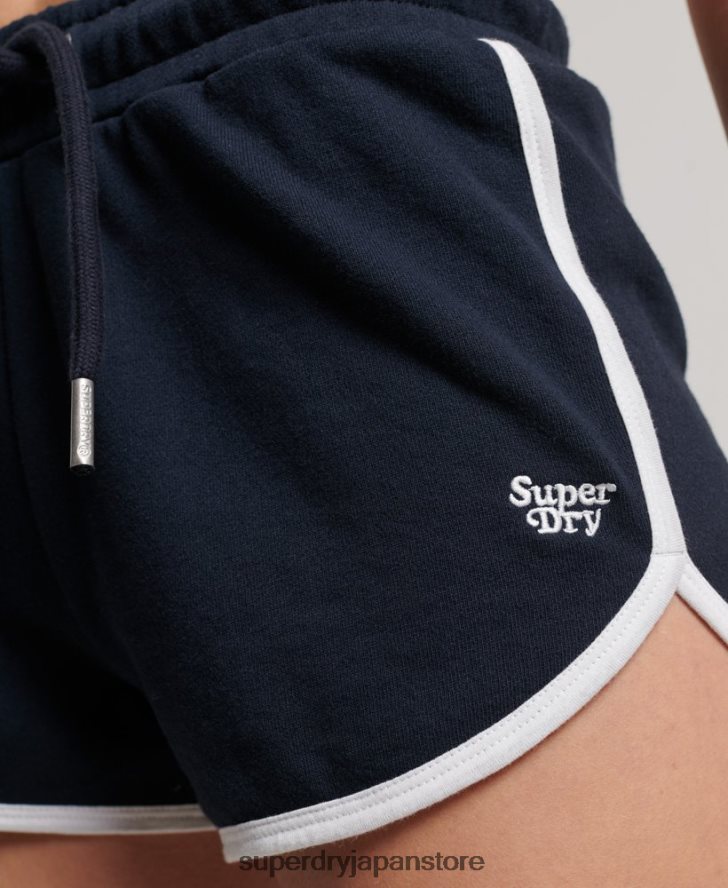ヴィンテージジャージーレーサーショーツ 女性 Superdry 衣類 海軍 2J62PZ3157