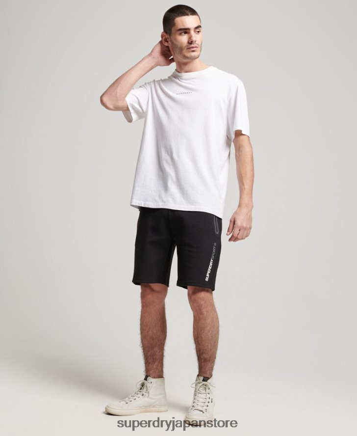 ジムテックショーツ 男性 Superdry 衣類 黒 2J62PZ315