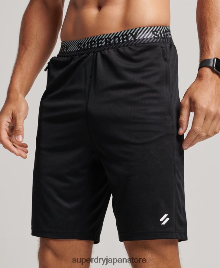コアリラックスショーツ 男性 Superdry 衣類 黒 2J62PZ316