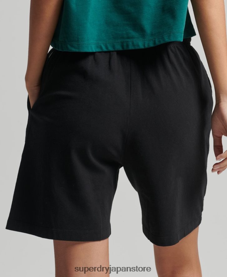 コードコアスポーツボーイズショーツ 女性 Superdry 衣類 黒 2J62PZ3162