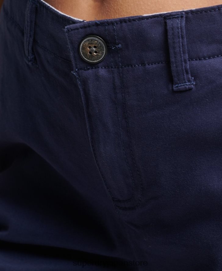 シティチノショーツ 女性 Superdry 衣類 海軍 2J62PZ3163