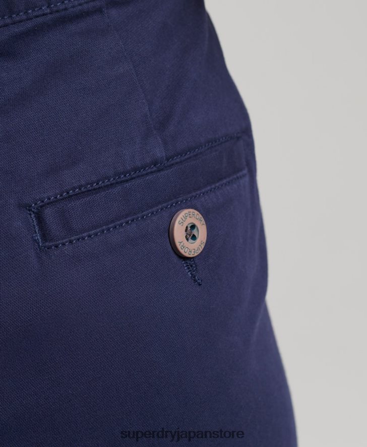 シティチノショーツ 女性 Superdry 衣類 海軍 2J62PZ3163