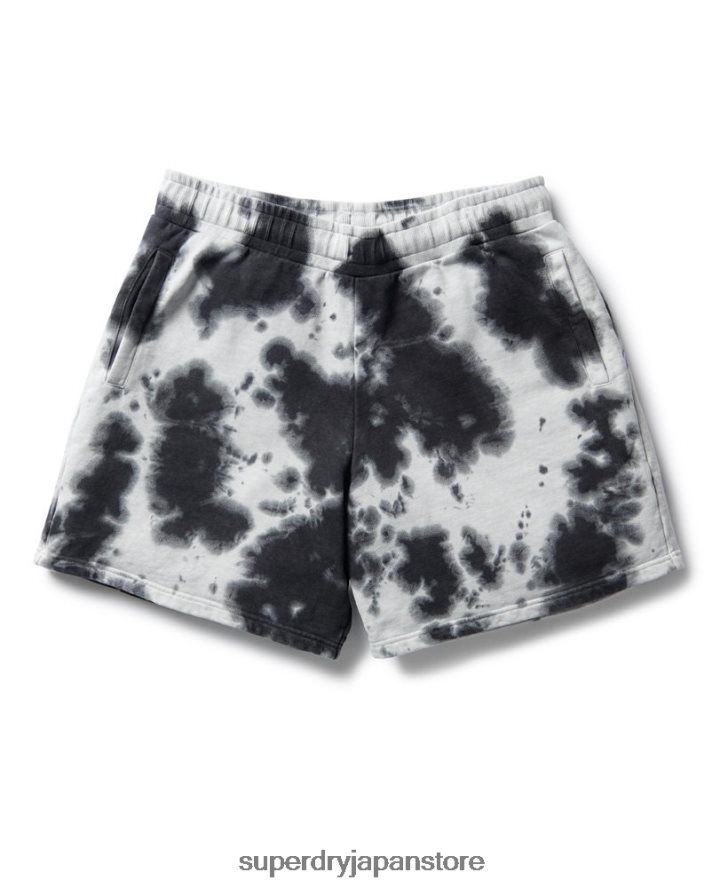 タイダイスウェットショーツ 女性 Superdry 衣類 黒 2J62PZ3167