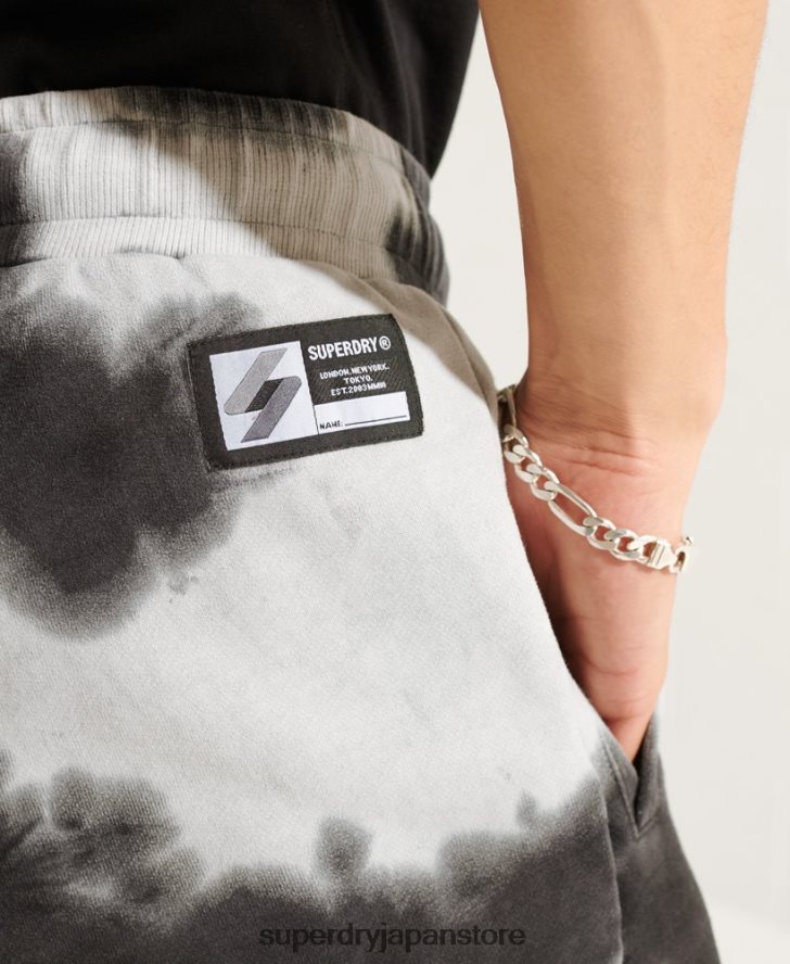 タイダイスウェットショーツ 女性 Superdry 衣類 黒 2J62PZ3167