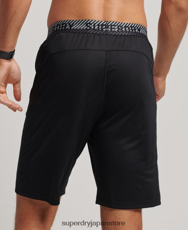 コアリラックスショーツ 男性 Superdry 衣類 黒 2J62PZ316