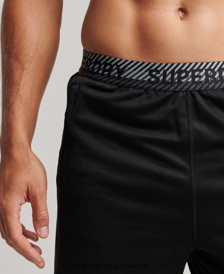 コアリラックスショーツ 男性 Superdry 衣類 黒 2J62PZ316