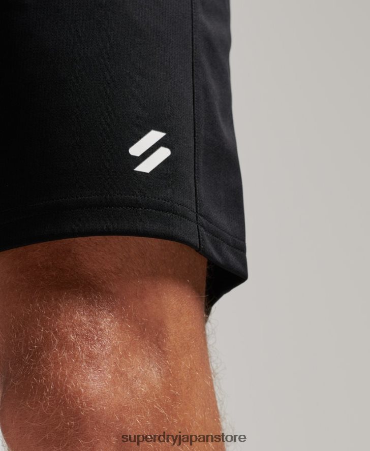 コアリラックスショーツ 男性 Superdry 衣類 黒 2J62PZ316