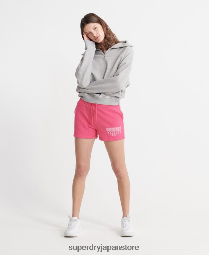 陸上競技用ショーツ 女性 Superdry 衣類 ピンク 2J62PZ3176