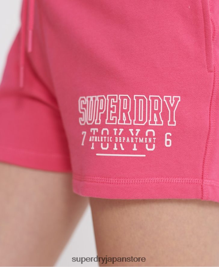 陸上競技用ショーツ 女性 Superdry 衣類 ピンク 2J62PZ3176