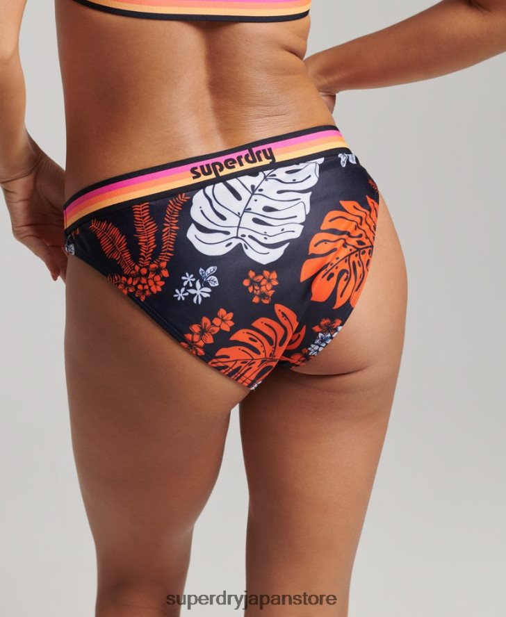 ヴィンテージロゴ リサイクル ビキニブリーフ 女性 Superdry 衣類 コーラル 2J62PZ3189