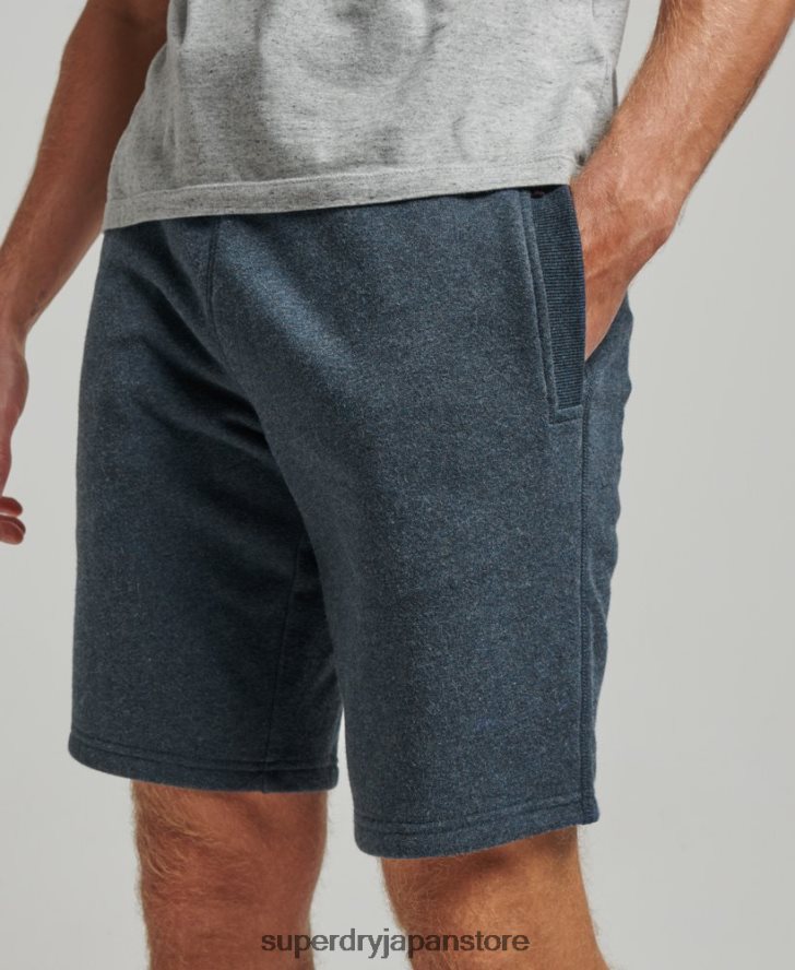 ヴィンテージロゴ刺繍ジャージーショーツ 男性 Superdry 衣類 海軍 2J62PZ319