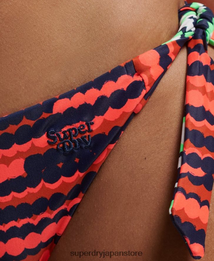 ミックスプリント リサイクル ビキニブリーフ 女性 Superdry 衣類 ピンク 2J62PZ3197