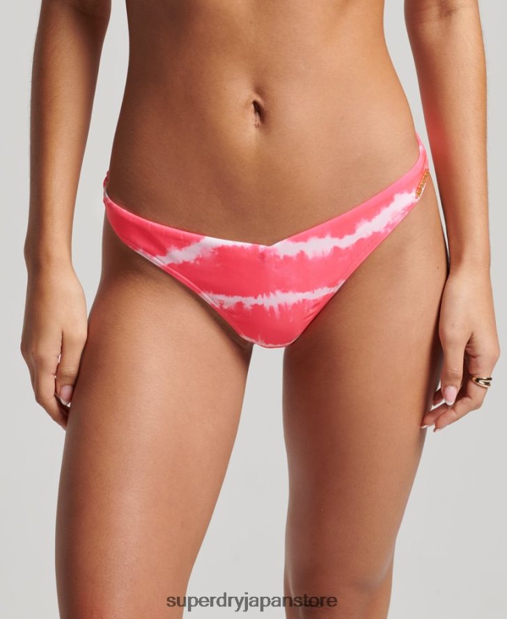 タイダイリサイクルビキニブリーフ 女性 Superdry 衣類 ピンク 2J62PZ3205