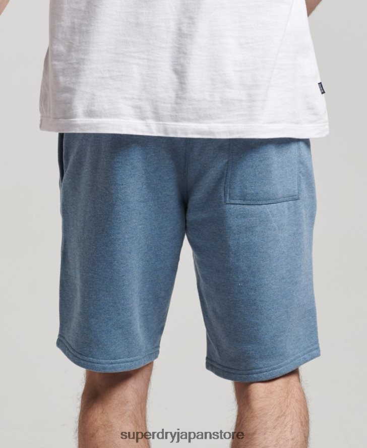ヴィンテージロゴ刺繍ジャージーショーツ 男性 Superdry 衣類 ライトブルー 2J62PZ320
