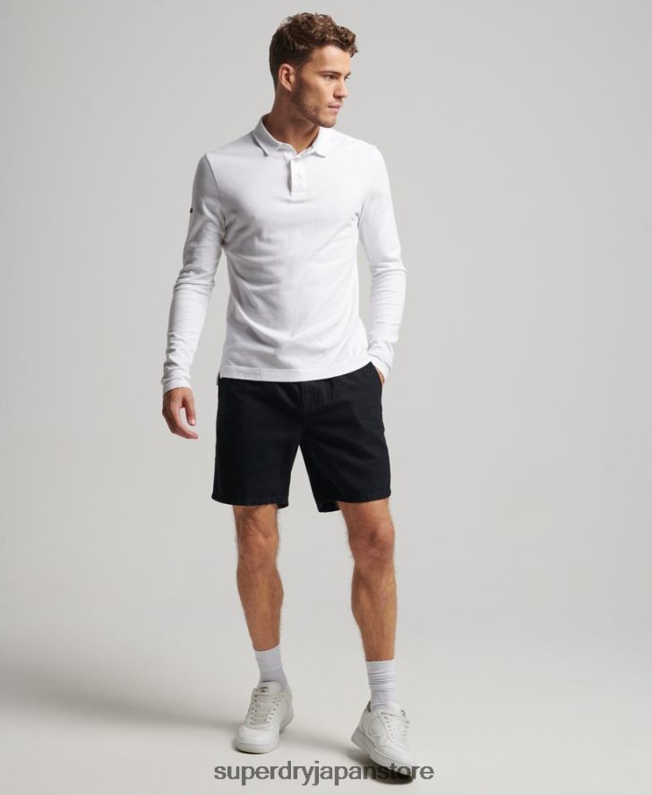 ヴィンテージオーバーダイショートパンツ 男性 Superdry 衣類 黒 2J62PZ322