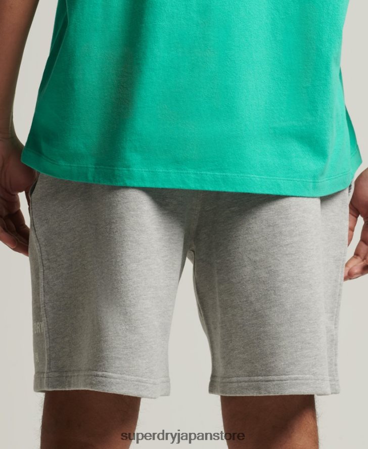 コードコアスポーツショーツ 男性 Superdry 衣類 グレー 2J62PZ323