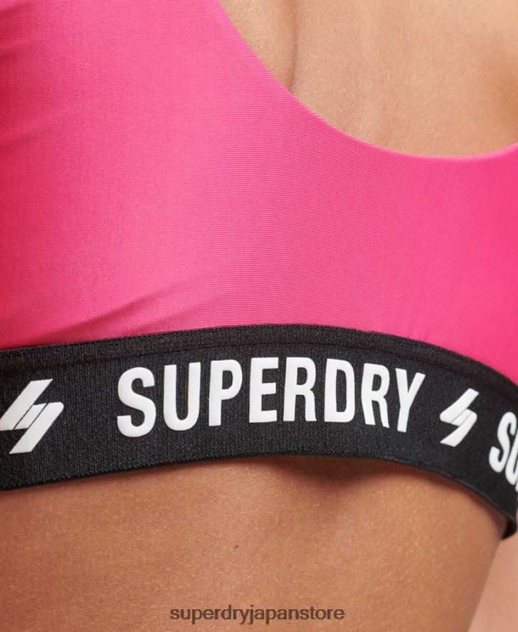 コード弾性ビキニトップ 女性 Superdry 衣類 ピンク 2J62PZ3243
