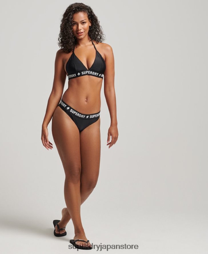 リサイクル弾性ビキニブリーフ 女性 Superdry 衣類 黒 2J62PZ3246