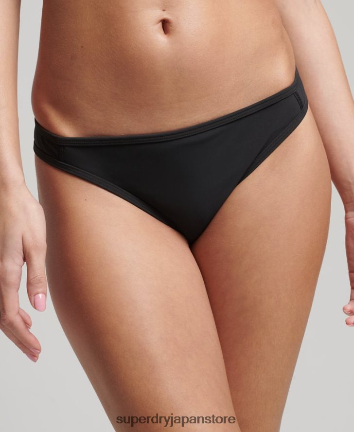 水泳スポーツビキニボトム 女性 Superdry 衣類 黒 2J62PZ3249