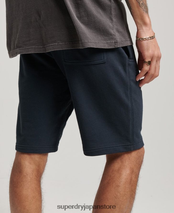 ヴィンテージロゴ刺繍ジャージーショーツ 男性 Superdry 衣類 海軍 2J62PZ324
