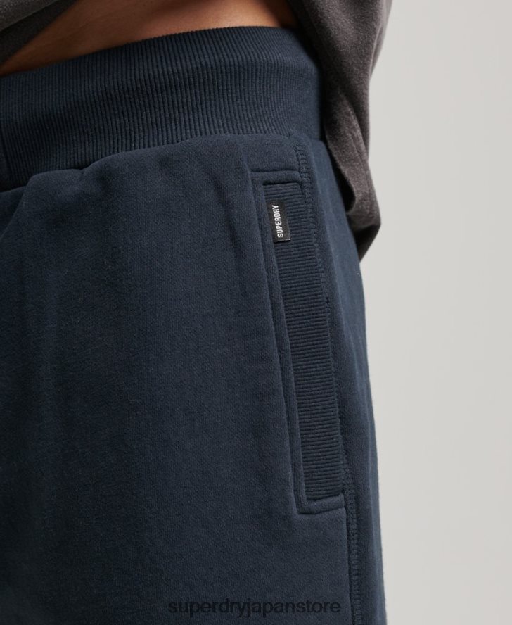 ヴィンテージロゴ刺繍ジャージーショーツ 男性 Superdry 衣類 海軍 2J62PZ324