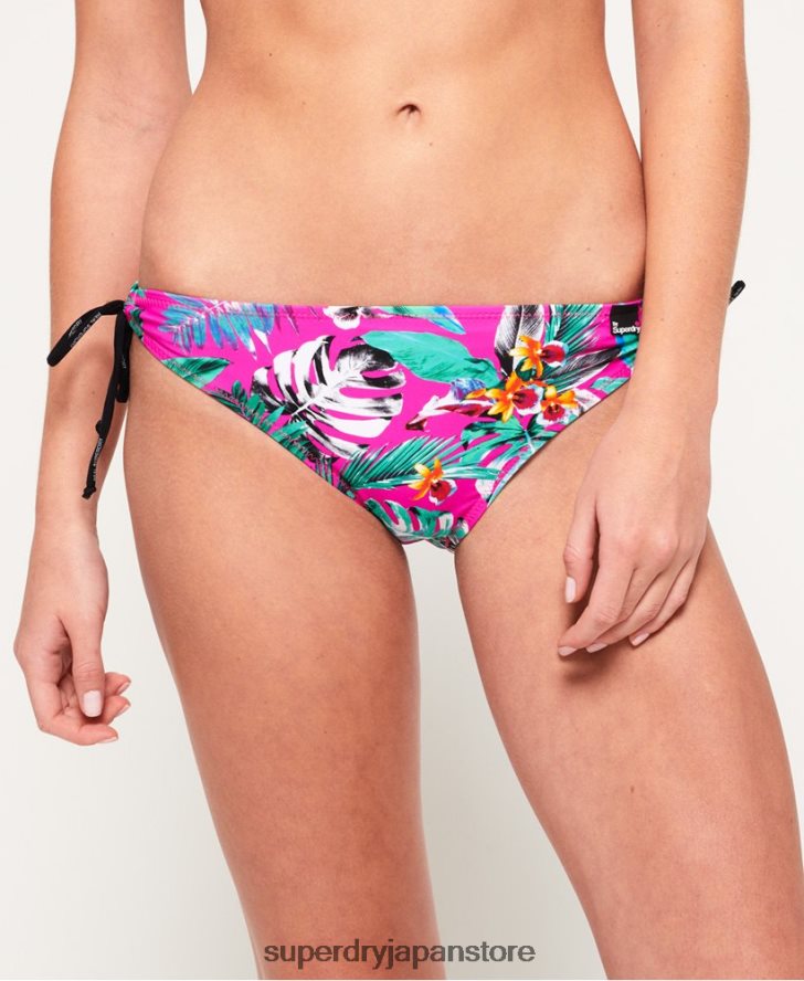 エレクトロピックタイビキニボトムス 女性 Superdry 衣類 ピンク 2J62PZ3261