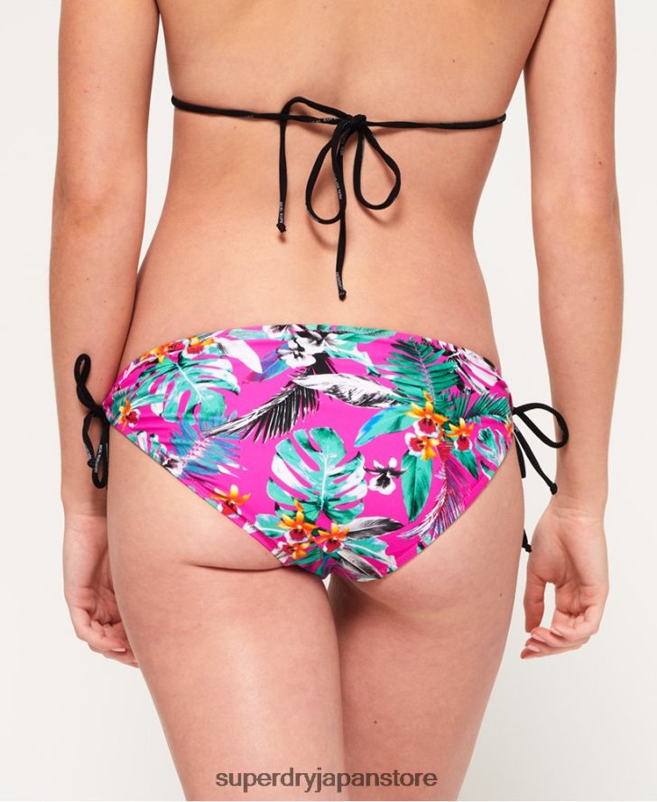 エレクトロピックタイビキニボトムス 女性 Superdry 衣類 ピンク 2J62PZ3261