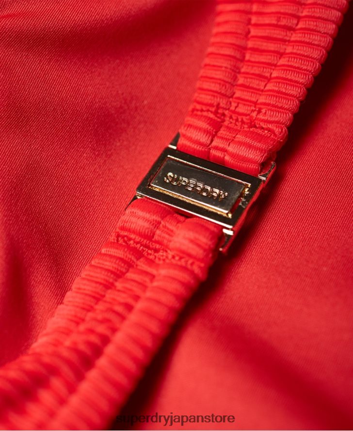 アリス テクスチャードカップ水着 女性 Superdry 衣類 赤 2J62PZ3262