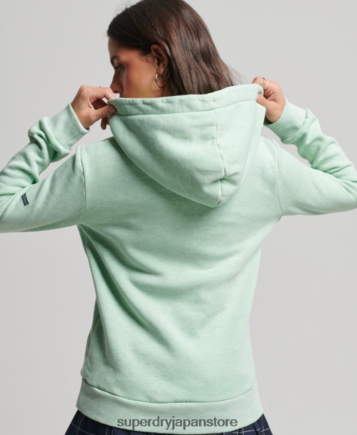 クーパークラシックパーカー 女性 Superdry 衣類 緑 2J62PZ3273