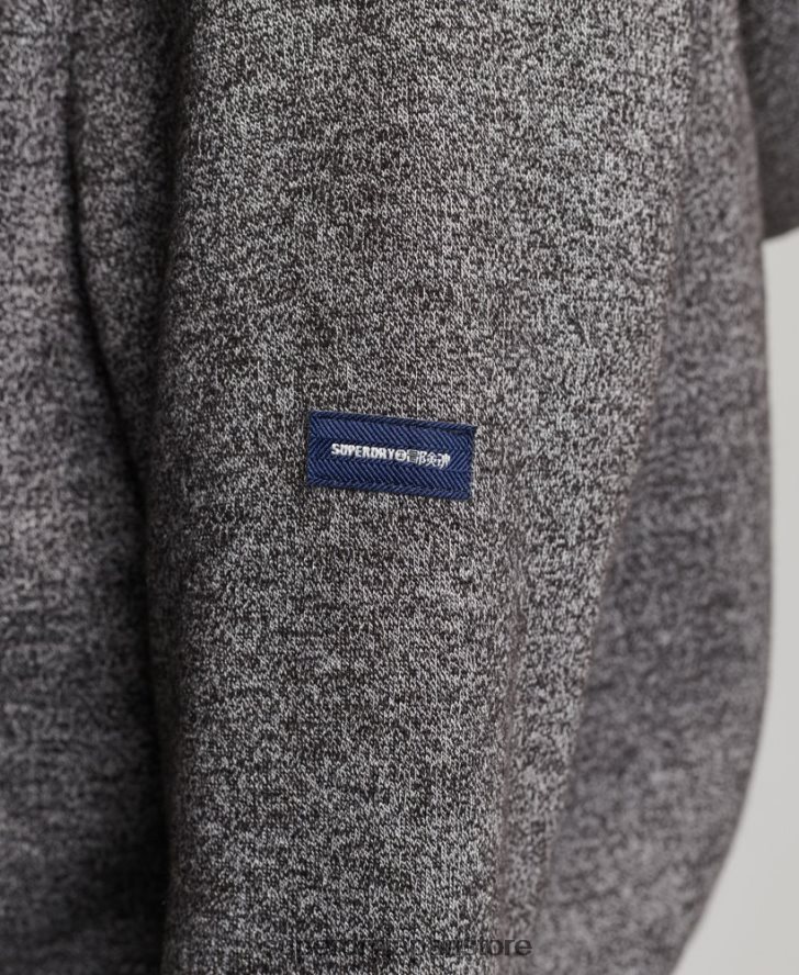 エンボスグラフィックロゴ パーカー 女性 Superdry 衣類 濃い灰色 2J62PZ3285