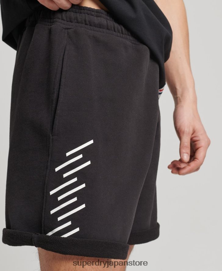 コードコアスポーツショーツ 男性 Superdry 衣類 黒 2J62PZ328