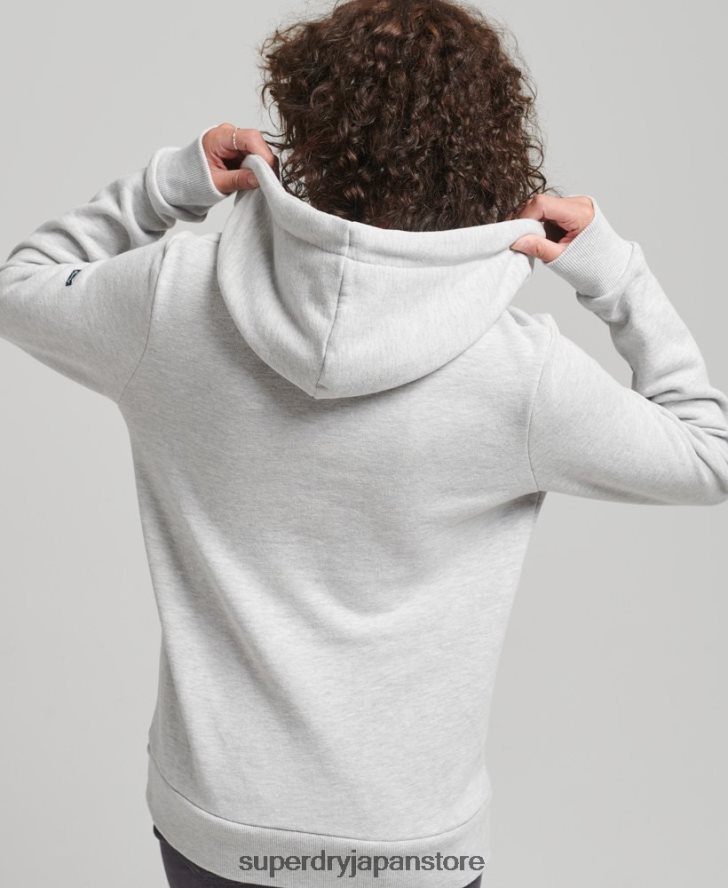 トラベルパーカー 女性 Superdry 衣類 ライトグレー 2J62PZ3291