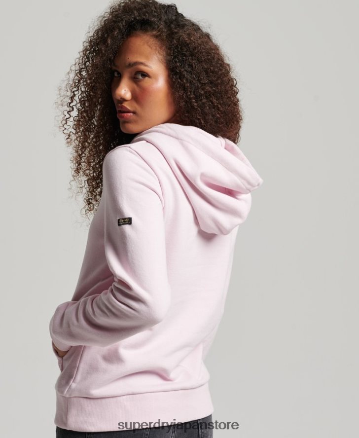 ヴィンテージロゴナラティブパーカー 女性 Superdry 衣類 ピンク 2J62PZ3292