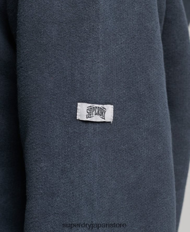 ブランドマークメタルパーカー 女性 Superdry 衣類 黒 2J62PZ3300