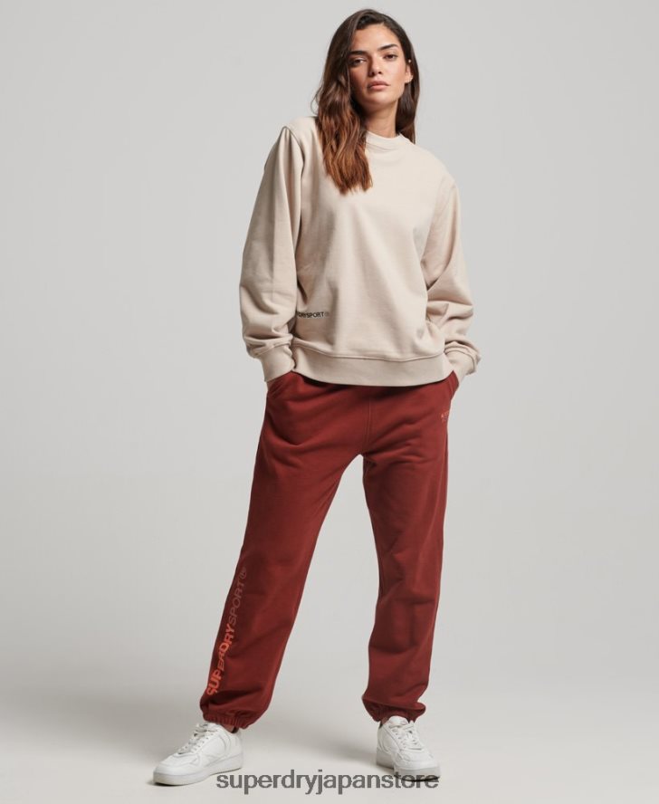 コアクルースウェットシャツ 女性 Superdry 衣類 ベージュ 2J62PZ3309