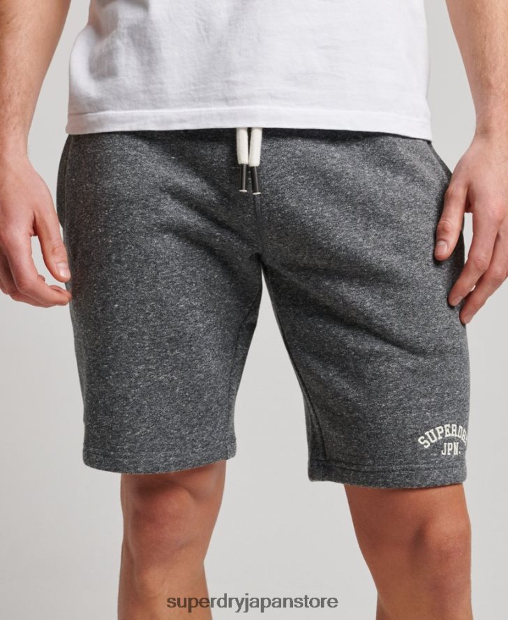 ヴィンテージジムアスレチックショーツ 男性 Superdry 衣類 濃い灰色 2J62PZ332