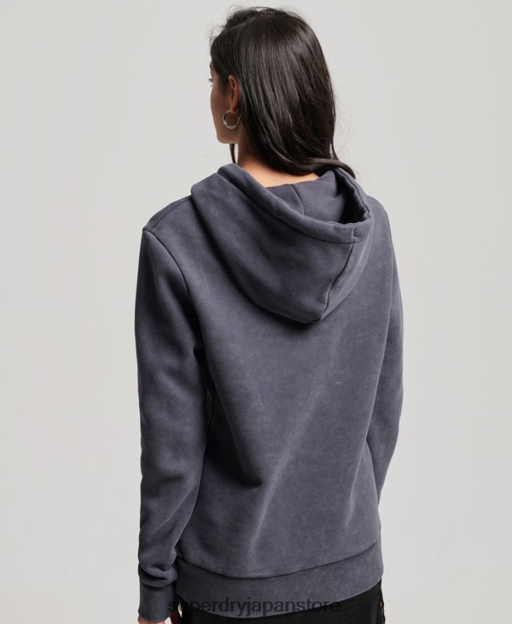 ヴィンテージグッズストアパーカー 女性 Superdry 衣類 濃い灰色 2J62PZ3321