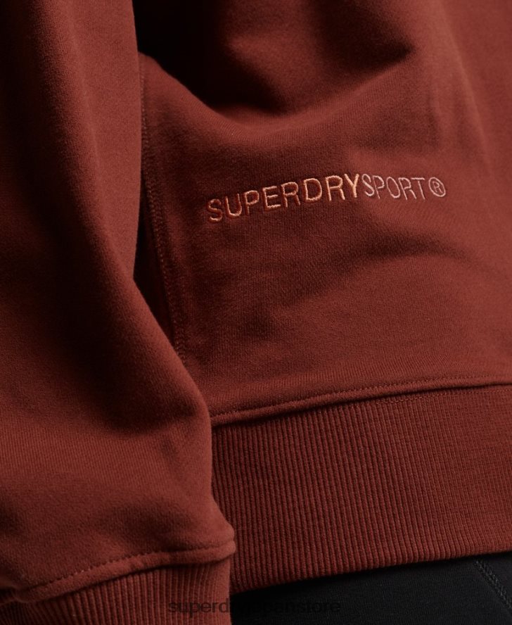コアクルースウェットシャツ 女性 Superdry 衣類 茶色 2J62PZ3328